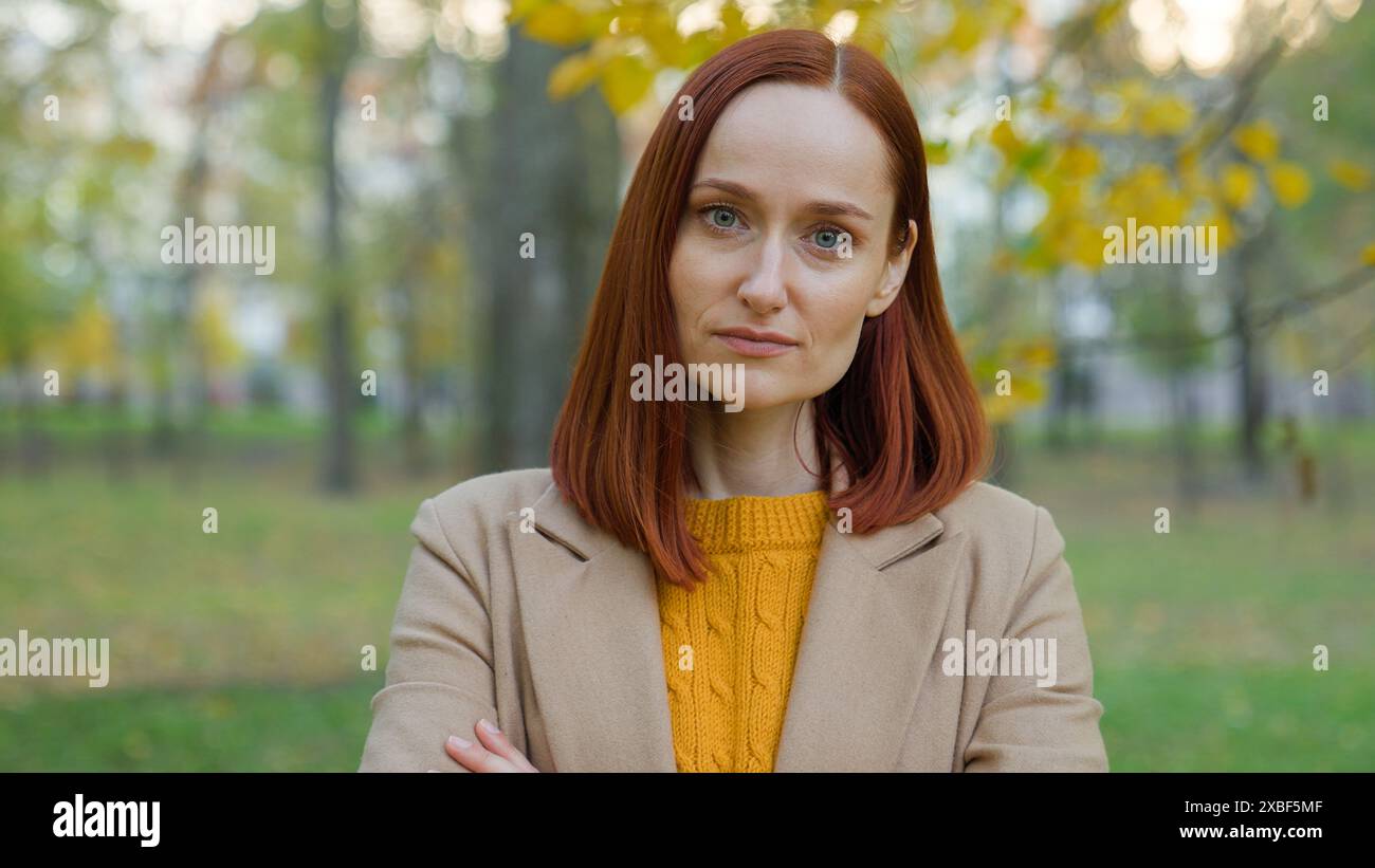 Strong powerful business woman hi-res stock photography and images - Alamy