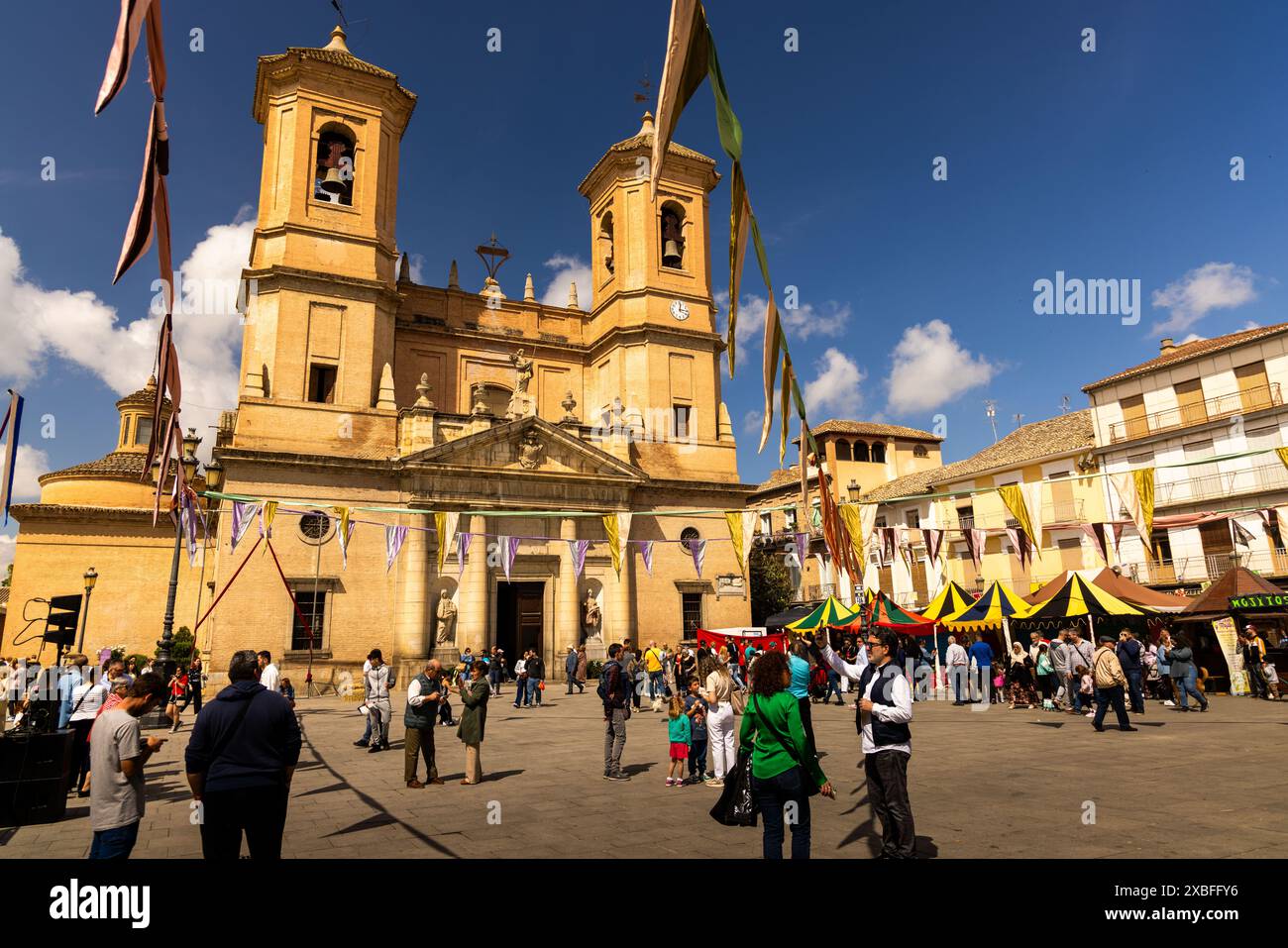 medieval festivity las capitulaciones de santa fe granada 2024 Stock