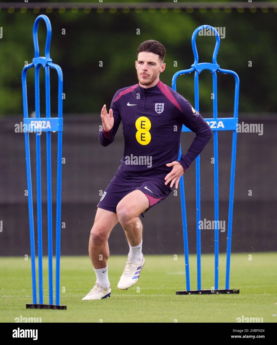 England's Declan Rice during a training session at the Spa & Golf ...