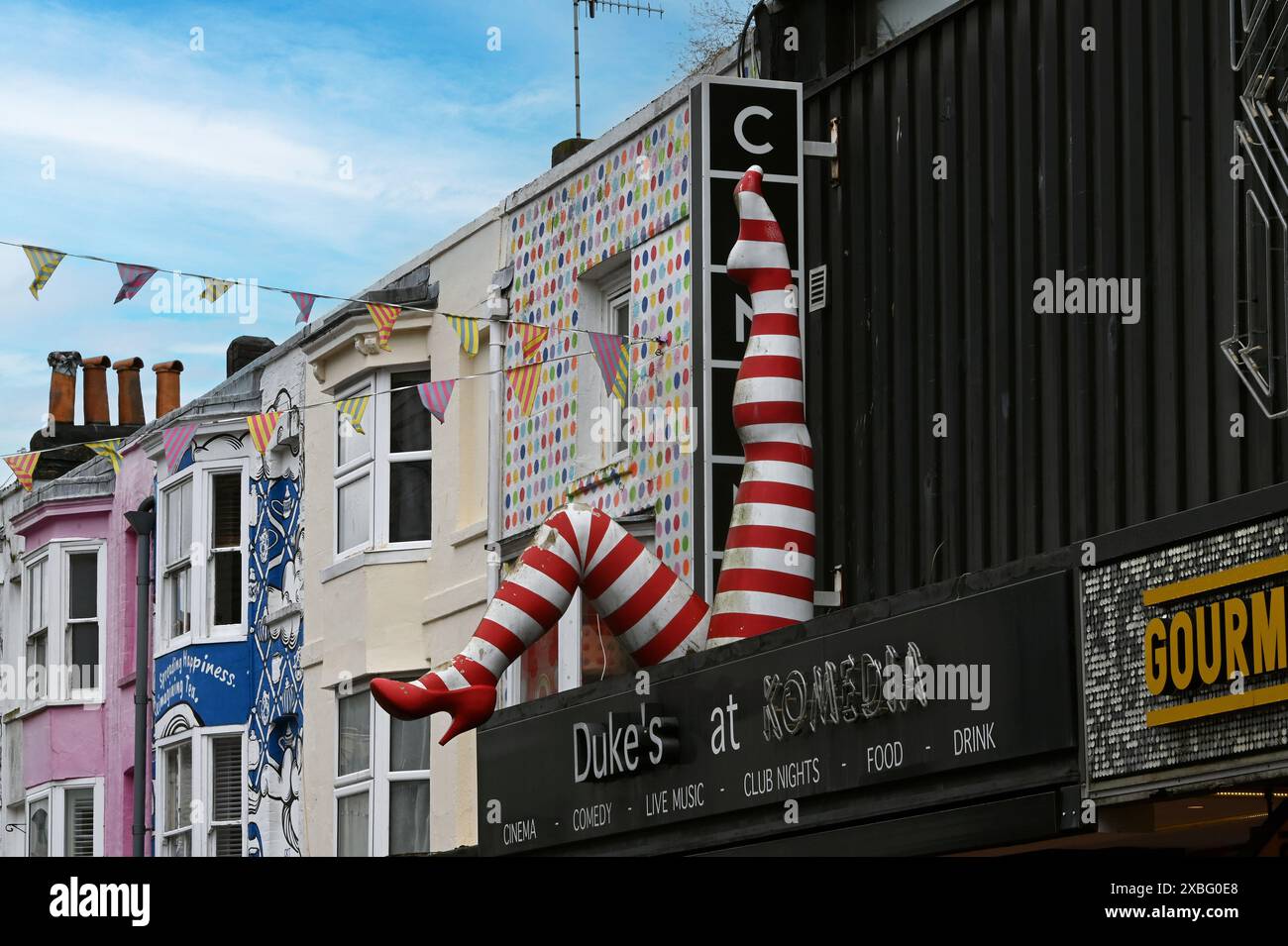 North Laine, Komedia, Brighton, England Stock Photo - Alamy