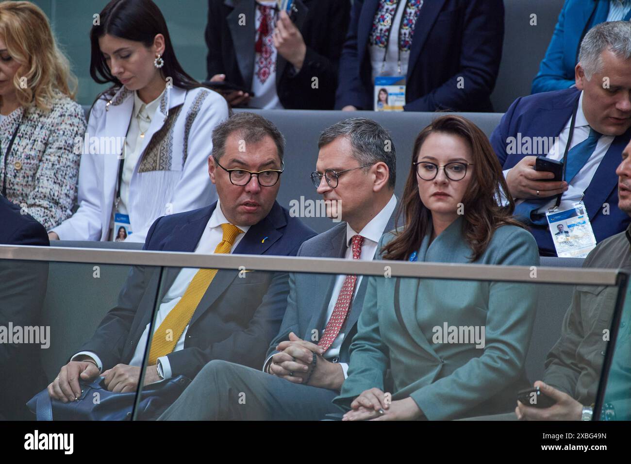 Der ukrainische Praesident Wolodymyr Selenskyj spricht am Dienstag 11. ...