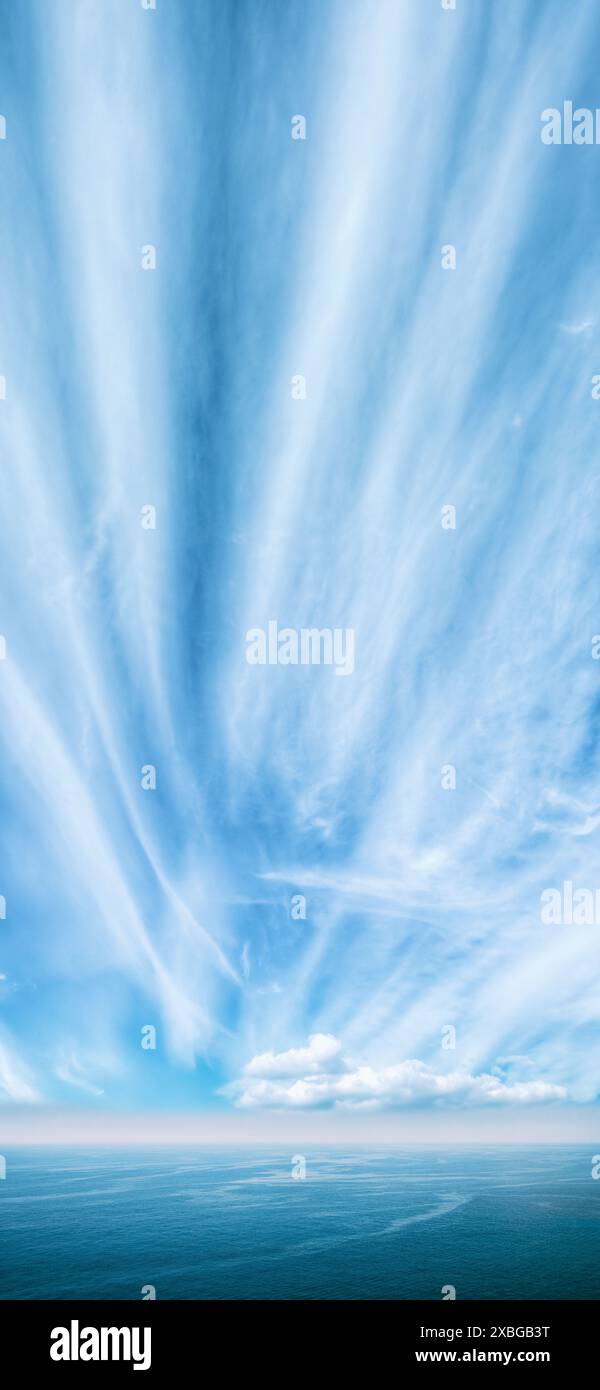 Abstract blue ocean background hi-res stock photography and images - Alamy