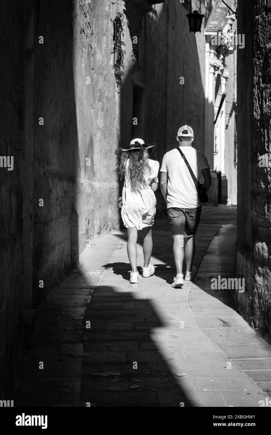 People men two walking Black and White Stock Photos & Images - Alamy