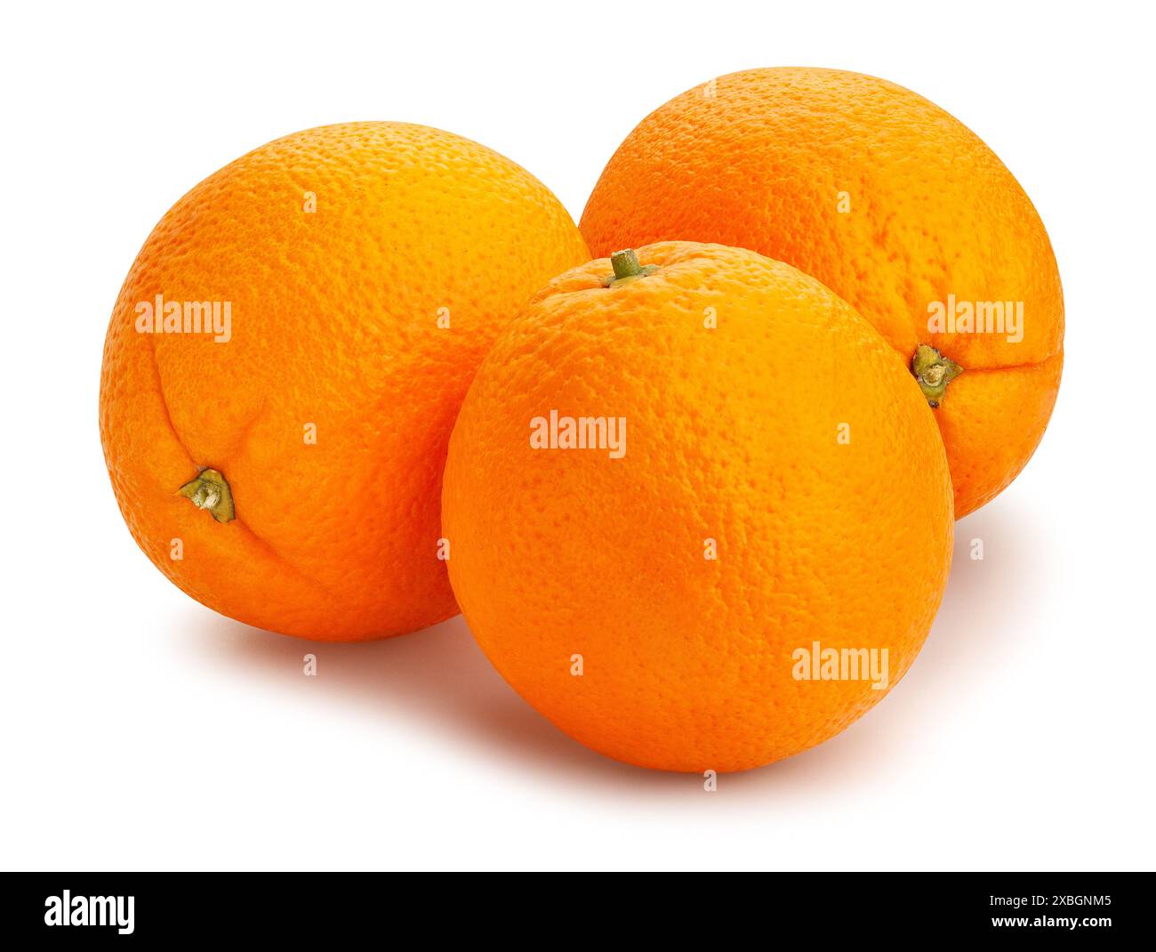 orange fruit path isolated on white Stock Photo
