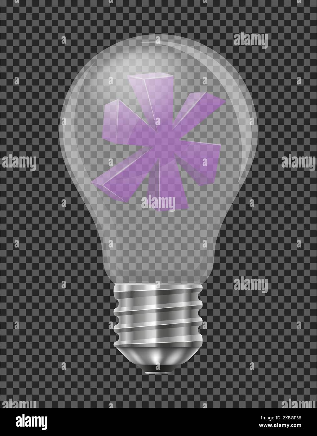 electric light bulb abstract concept vector illustration isolated on ...