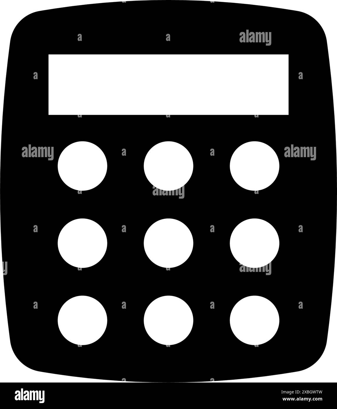 A black and white icon of an intercom device, featuring a clean and ...