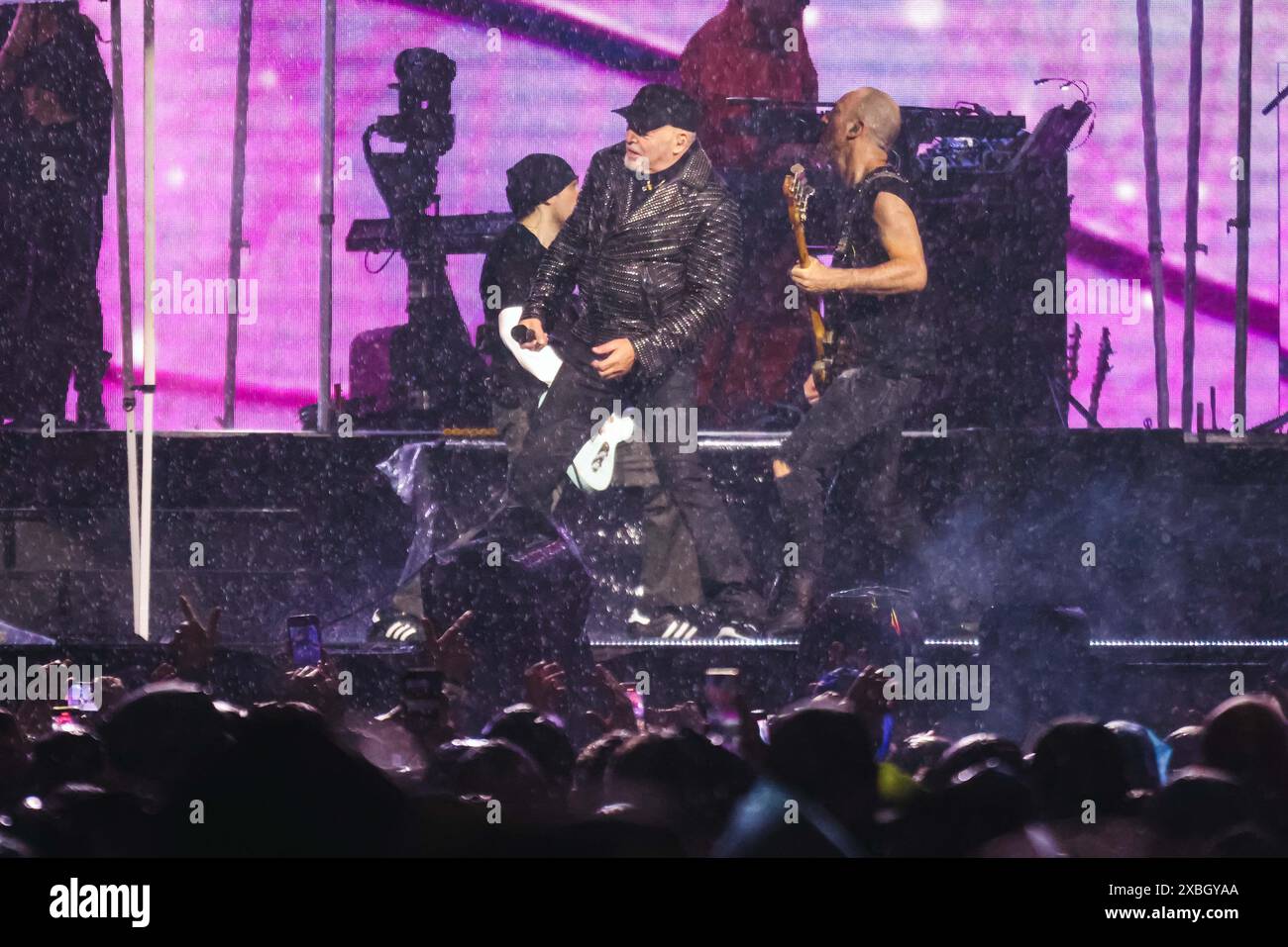 Milan, Italy. 11th June, 2024. Milan, Vasco Rossi performs in concert during the VASCO LIVE TOUR