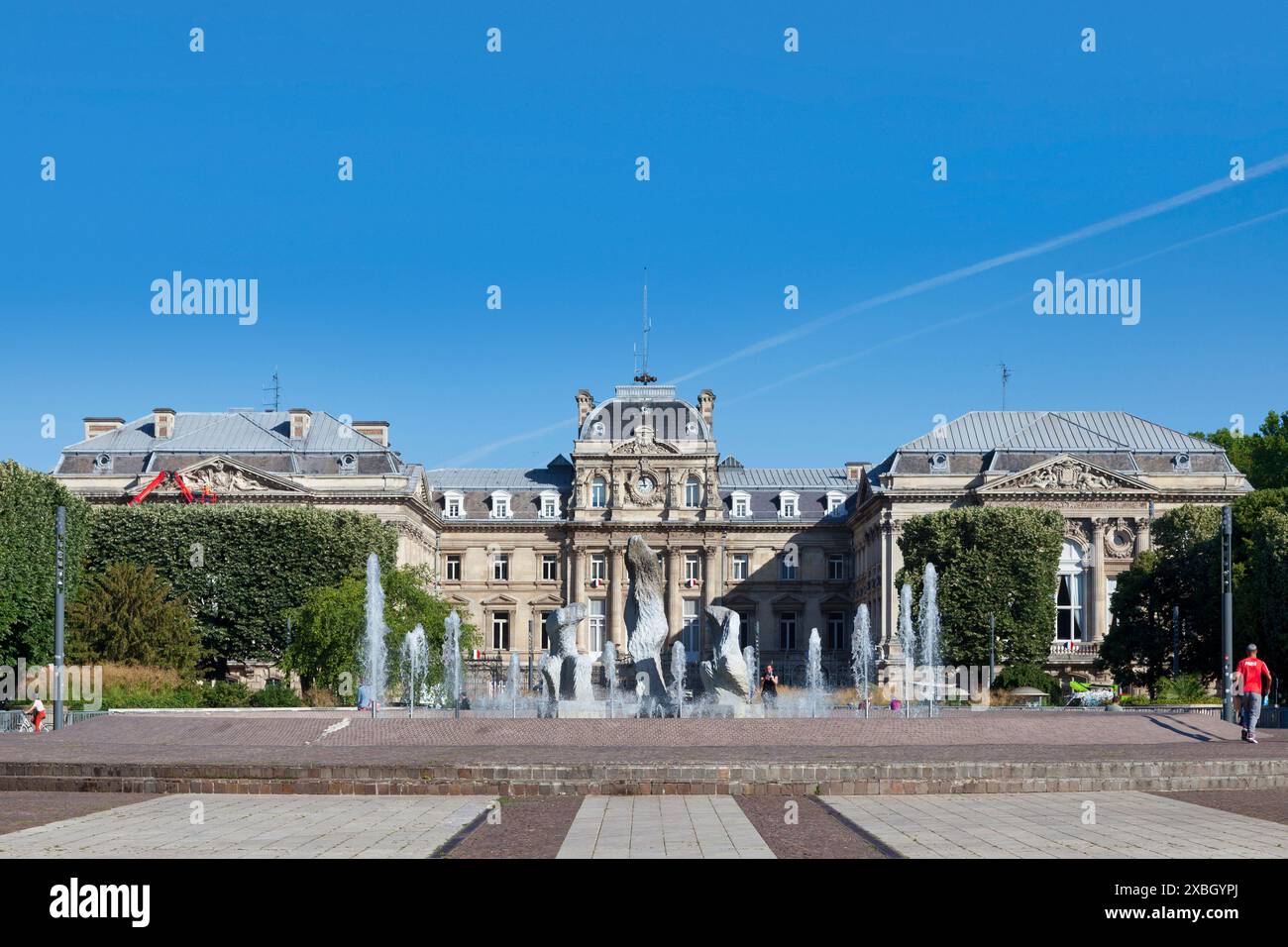 Lille, France - June 23 2020: The Palais des Beaux Arts is a large museum with a respected collection of European art from ancient times to the modern Stock Photo