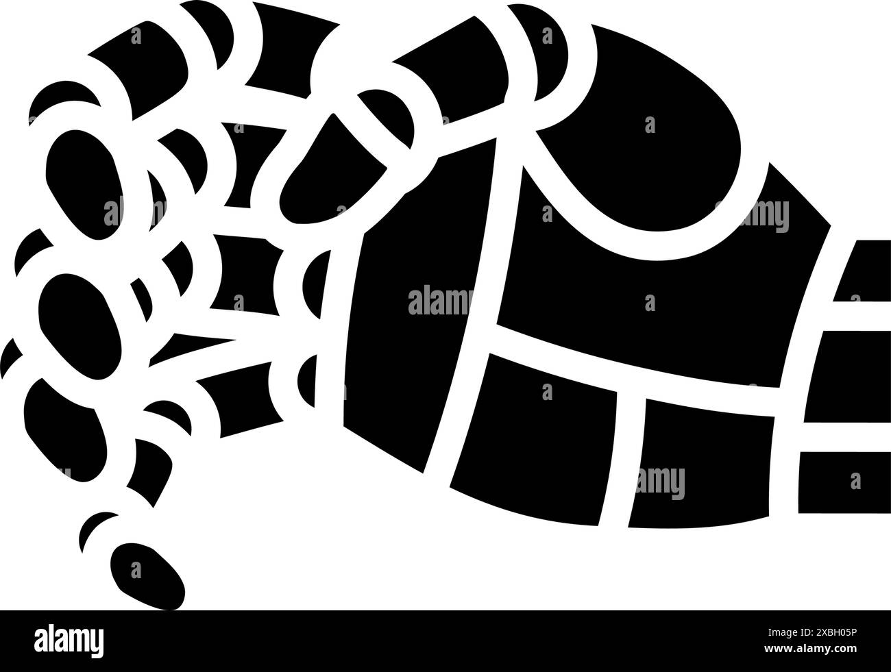 grip robot hand gesture glyph icon vector illustration Stock Vector ...