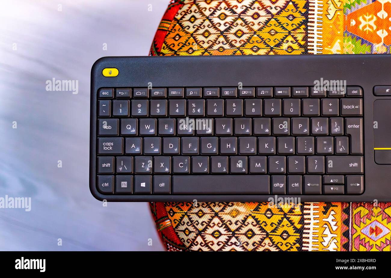 Wireless computer keyboard stock photo alamy