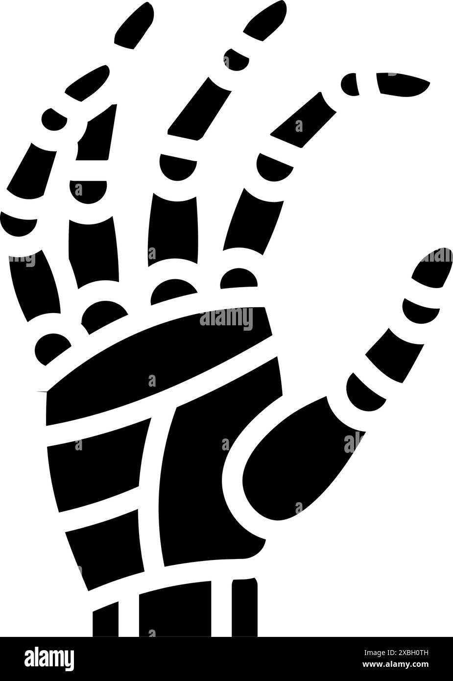 hold robot hand gesture glyph icon vector illustration Stock Vector ...
