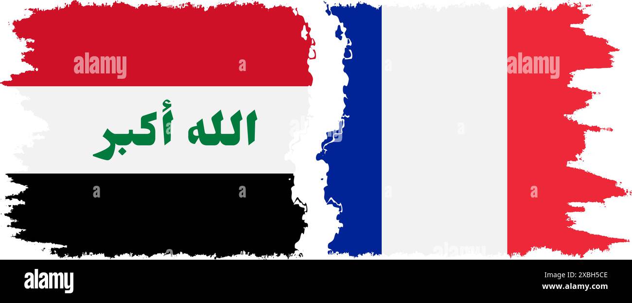 France And Iraq Grunge Flags Connection Vector Stock Vector Image france-and-iraq-grunge-flags-connection-vector-stock-vector-image