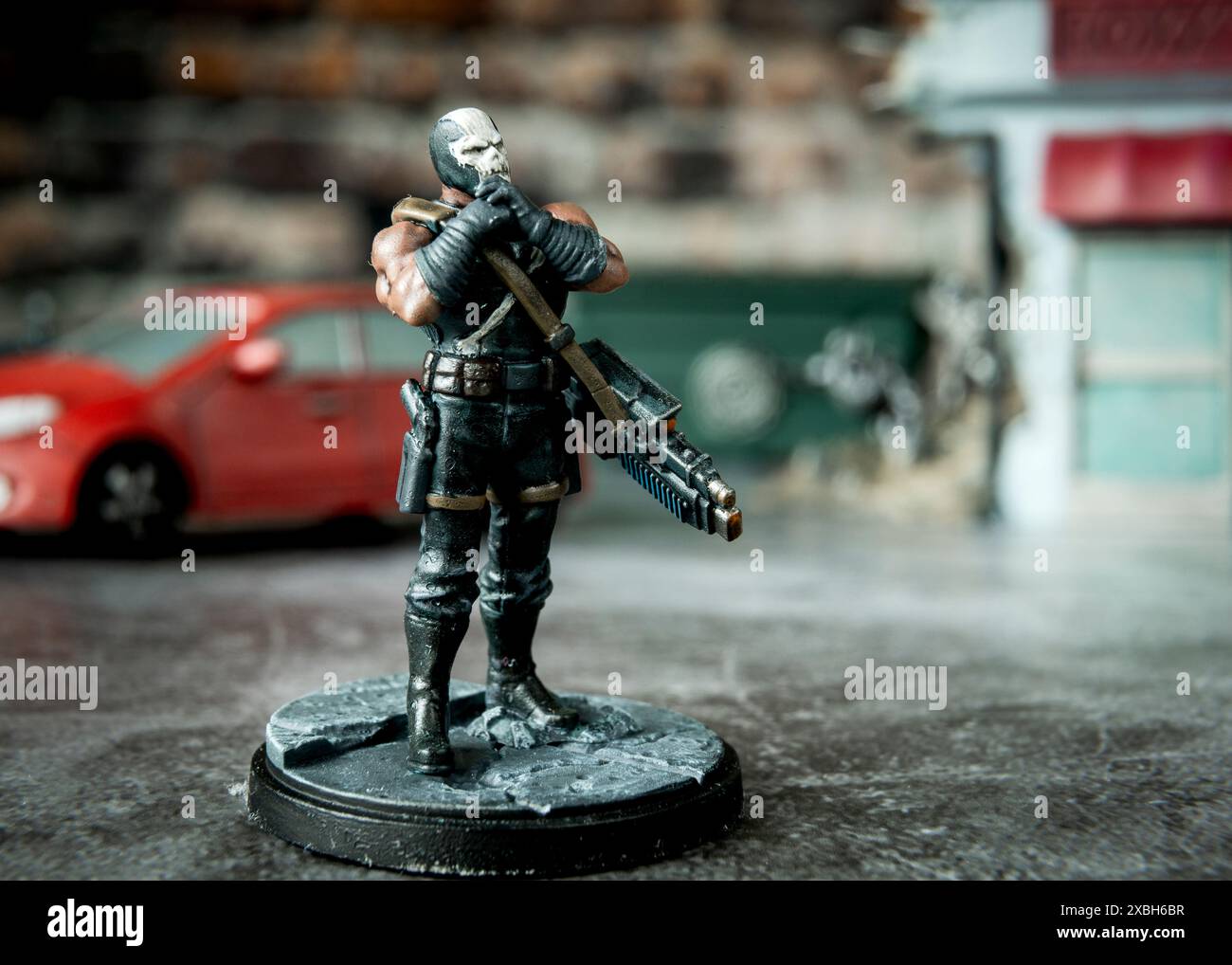 Crossbones Merciless Merc, Brock Rumlow, painted Marvel Crisis Protocol ...