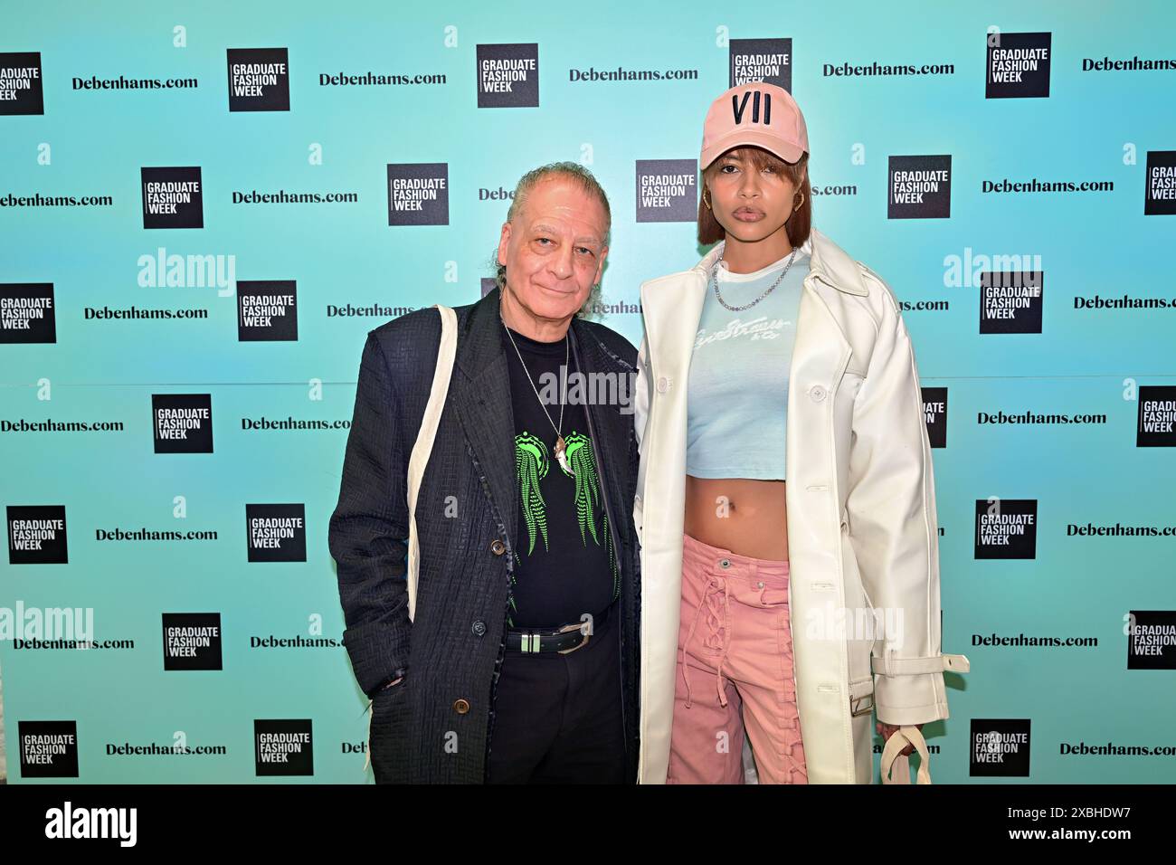 LONDON, UK. 12th June, 2024. Alan Endfield and Nads.Mode is a Celebrity Stylist attends the Graduate Fashion Week 2024 at The Old Truman Brewery, London, UK. Credit: See Li/Picture Capital/17�Թ����� Live News Stock Photo