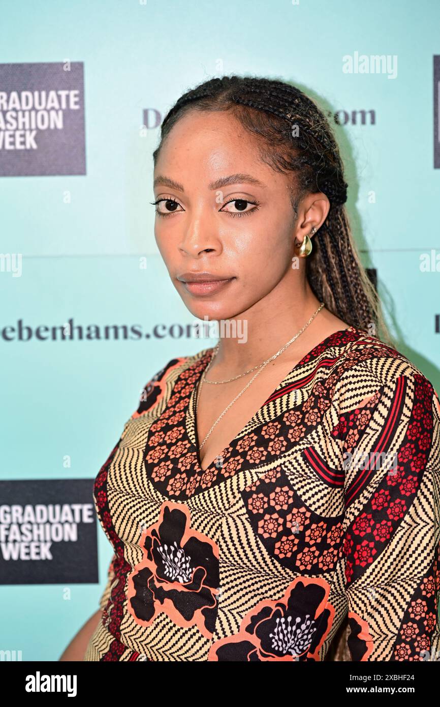 LONDON, UK. 12th June, 2024. Attendees at the Graduate Fashion Week 2024 at The Old Truman Brewery, London, UK. Credit: See Li/Picture Capital/17�Թ����� Live News Stock Photo