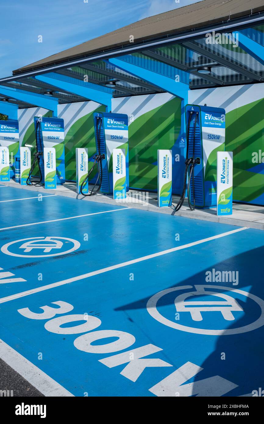 EV charging stations Stock Photo Alamy