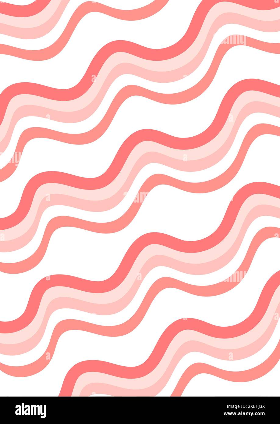 Wavy Multi-Colored Simple Illustration Stock Photo - Alamy