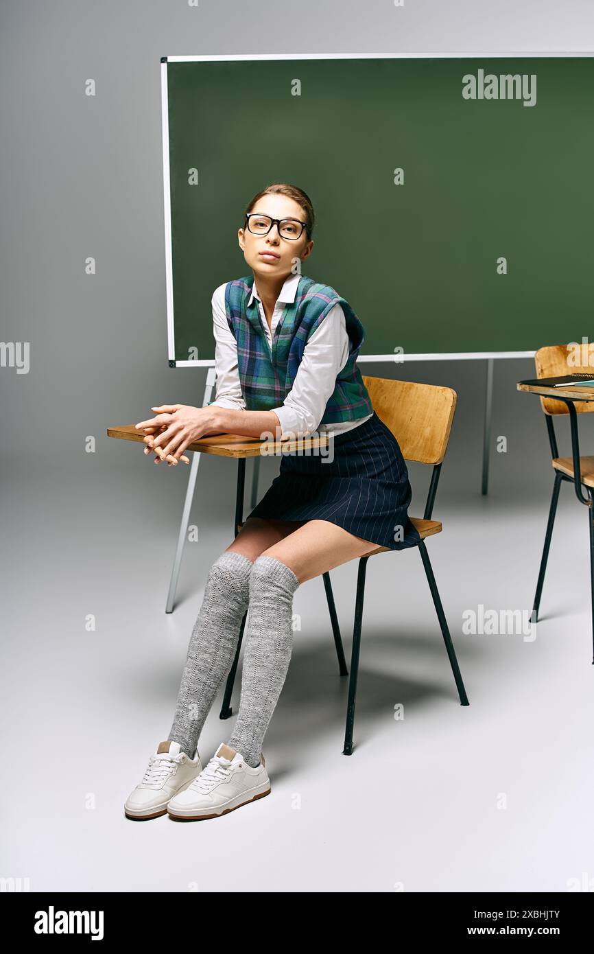 Absorbed Student Contemplative learning hi-res stock photography and images - Alamy