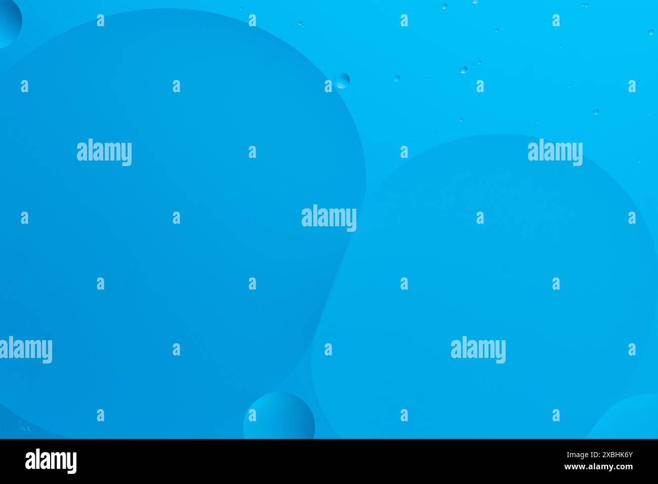 Abstract image with blue bubbles light blue gradient background with smooth lines Stock Photo