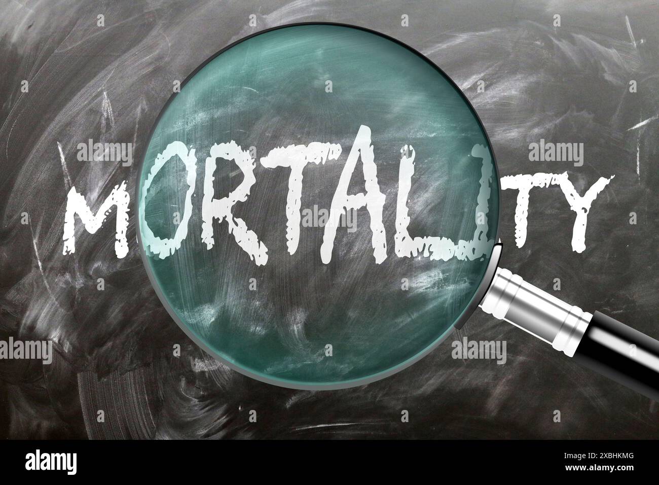 Mortality learn, study and inspect it. Taking a closer look at