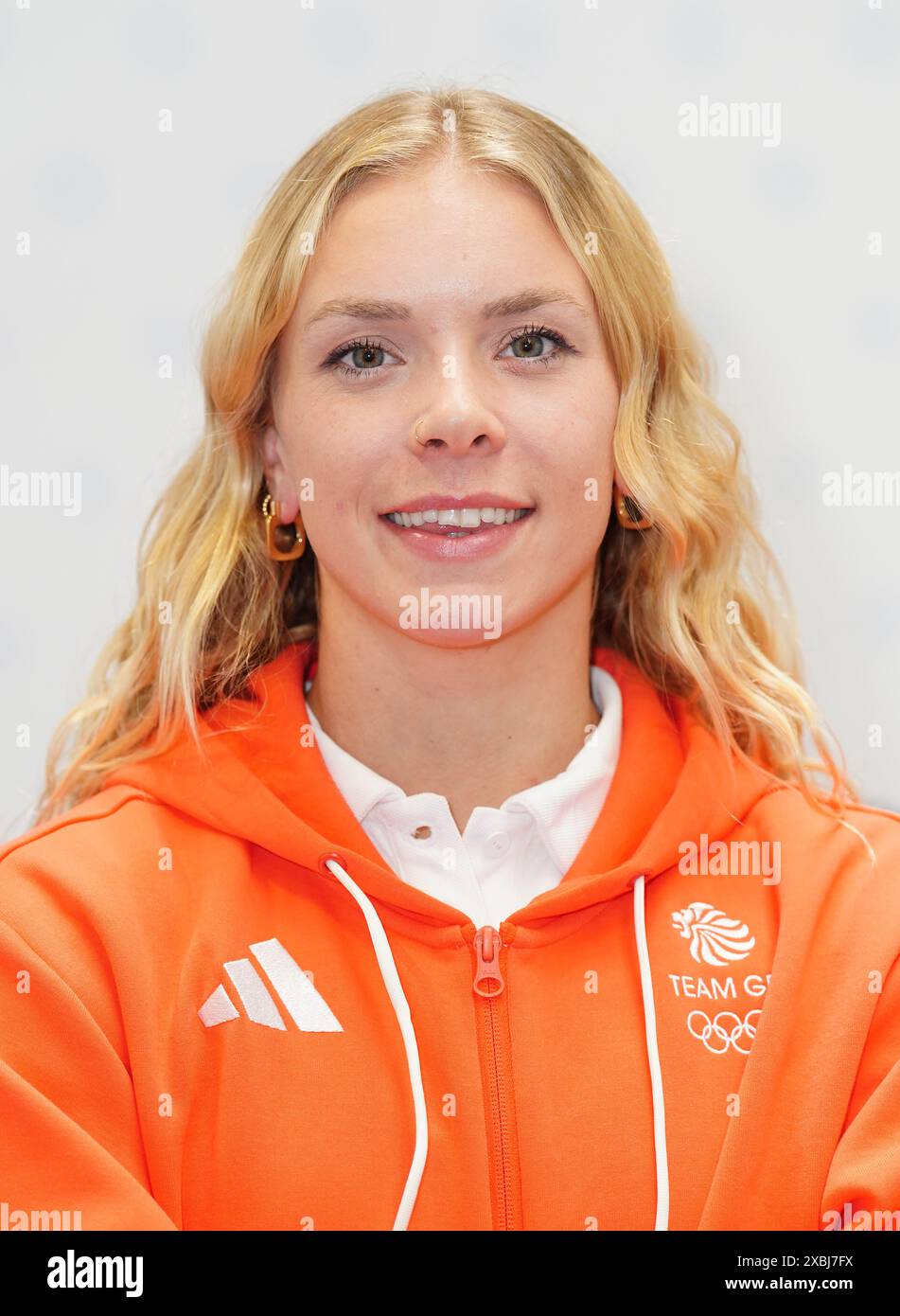 Anna Hopkin during a Team GB kitting out session ahead of the 2024