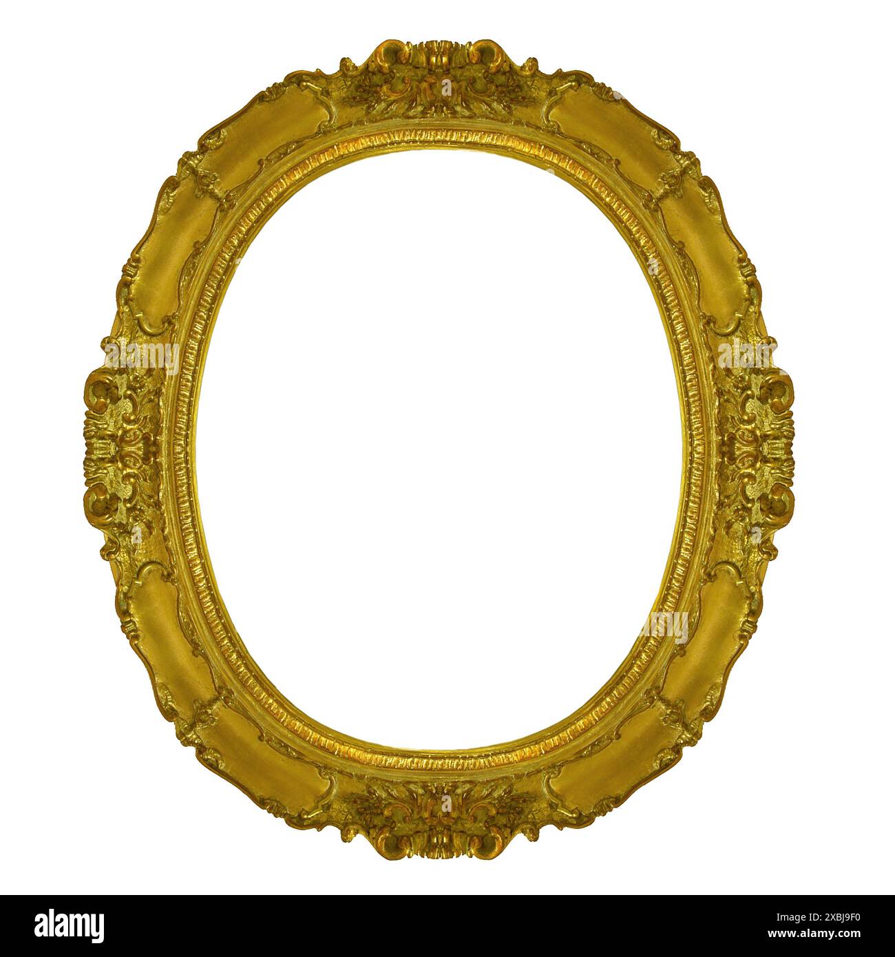Gold gilt frame oval hi-res stock photography and images - Alamy
