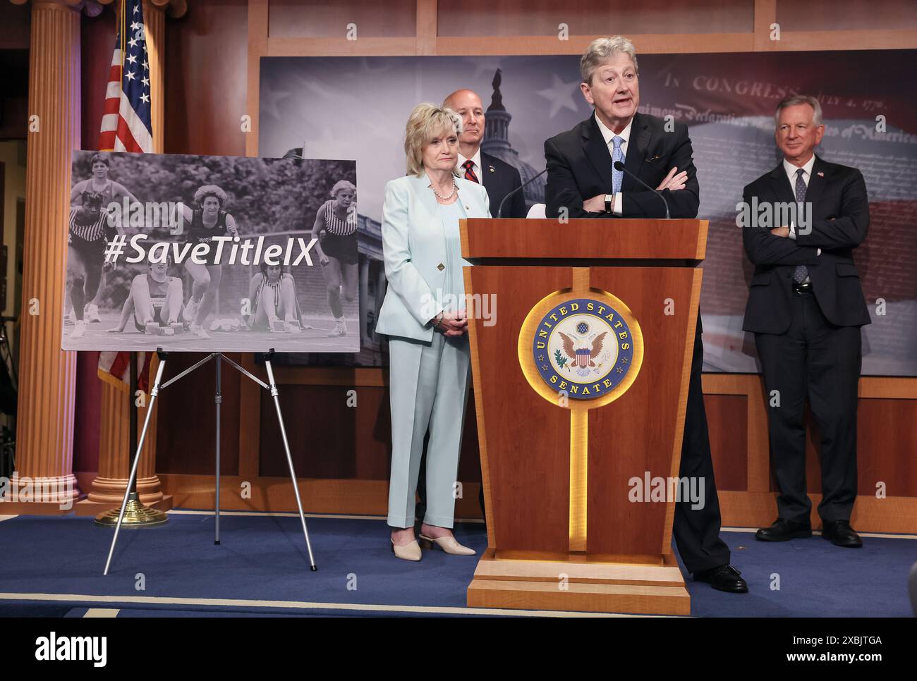 Sen John Kennedy R LA Speaks At A Press Conference Called To Discuss sen-john-kennedy-r-la-speaks-at-a-press-conference-called-to-discuss