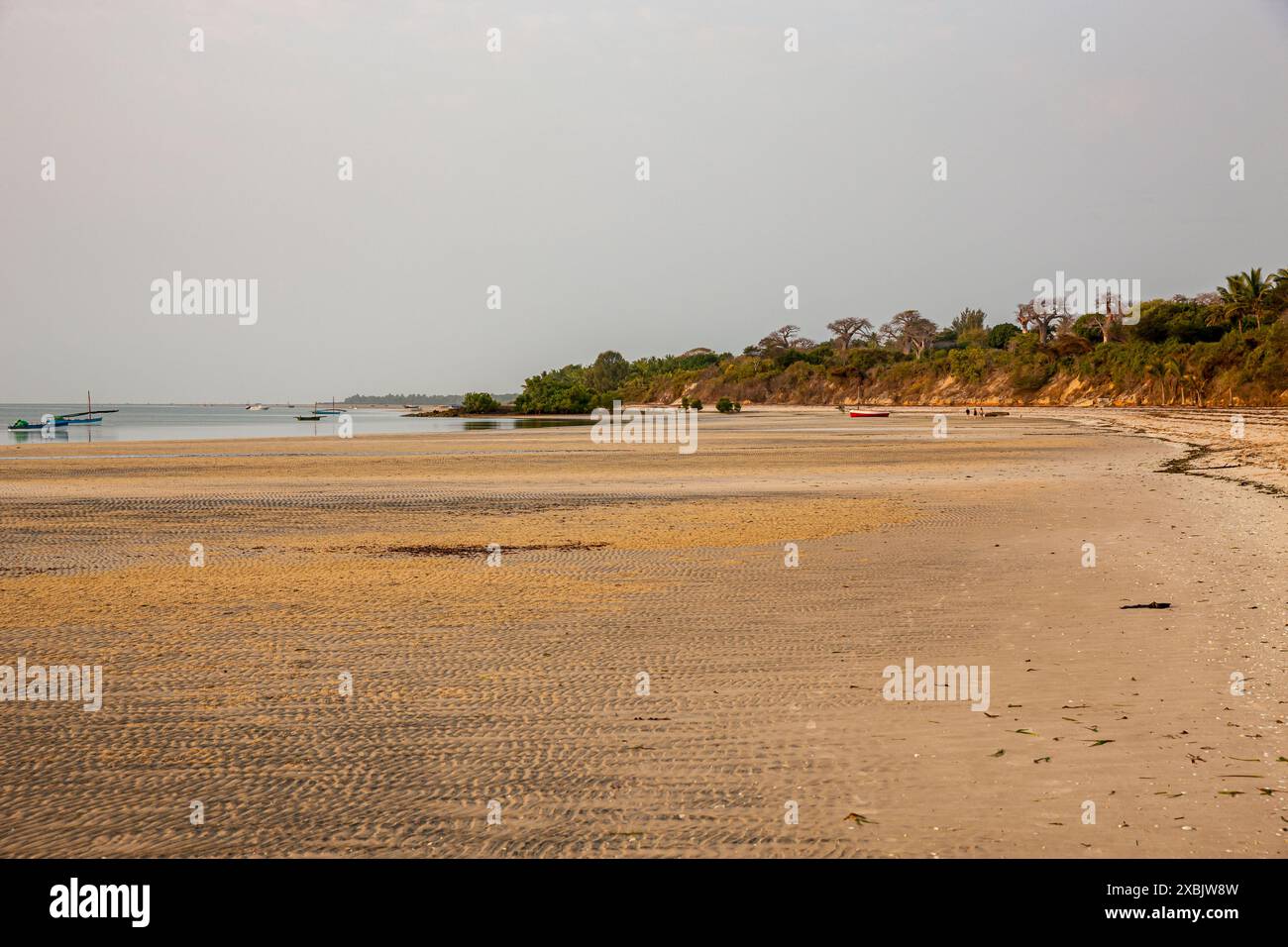 Mozambique, Inhambane, Vilankulo, Views of one beach at sunrise Stock Photo