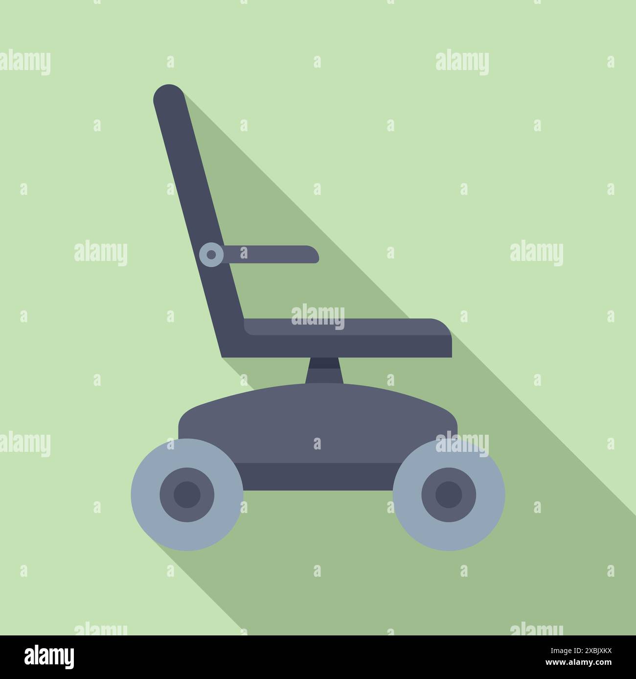 Modern electric wheelchair, offering enhanced mobility and freedom for individuals with