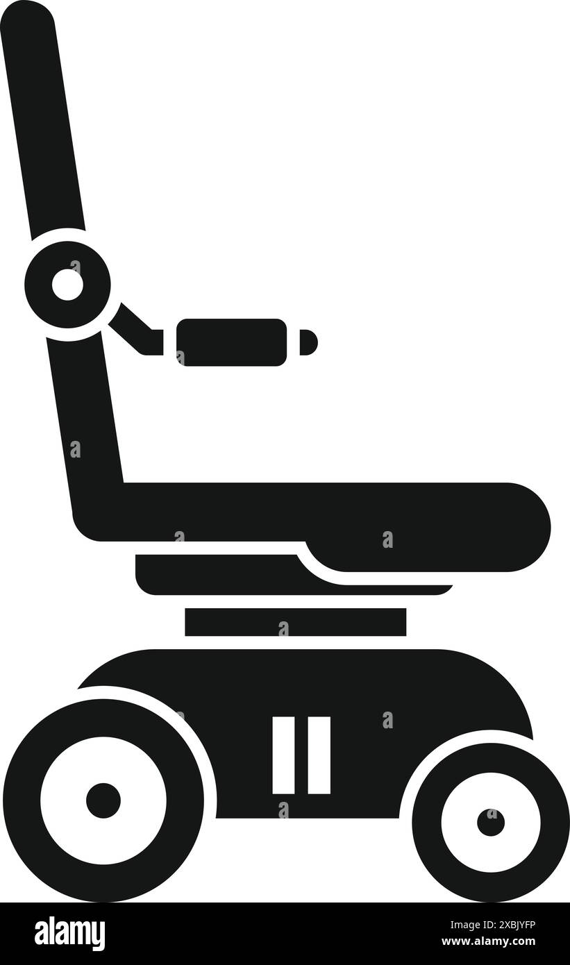 Sleek and modern electric wheelchair, symbolizing mobility and independence for individuals with