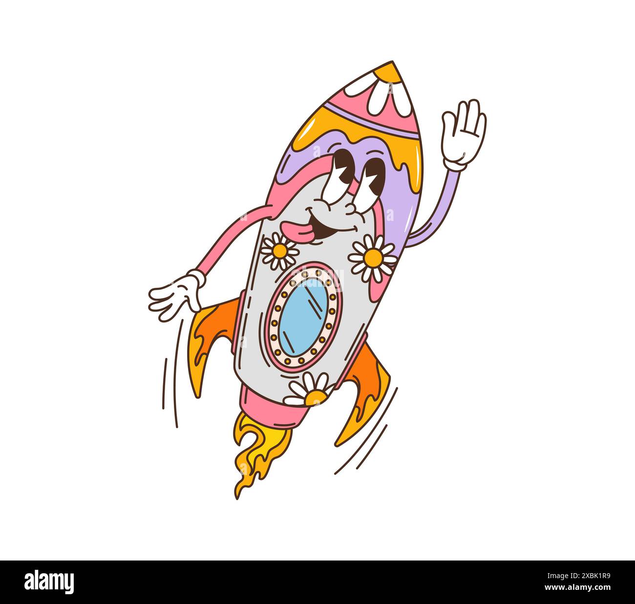 Friendly rocket Stock Vector Images - Alamy