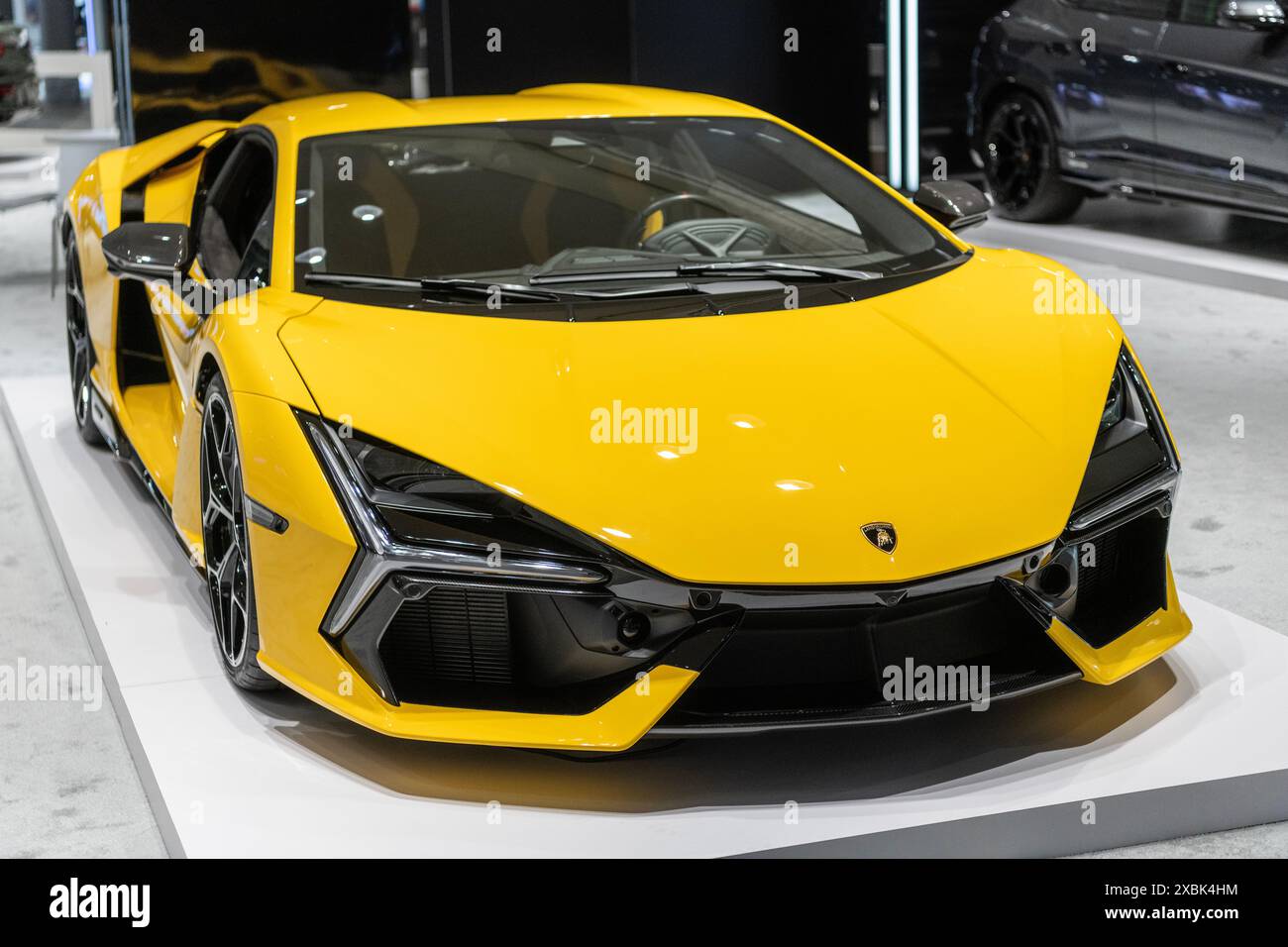New York City, USA March 27, 2024 2024 Revuelto supercar