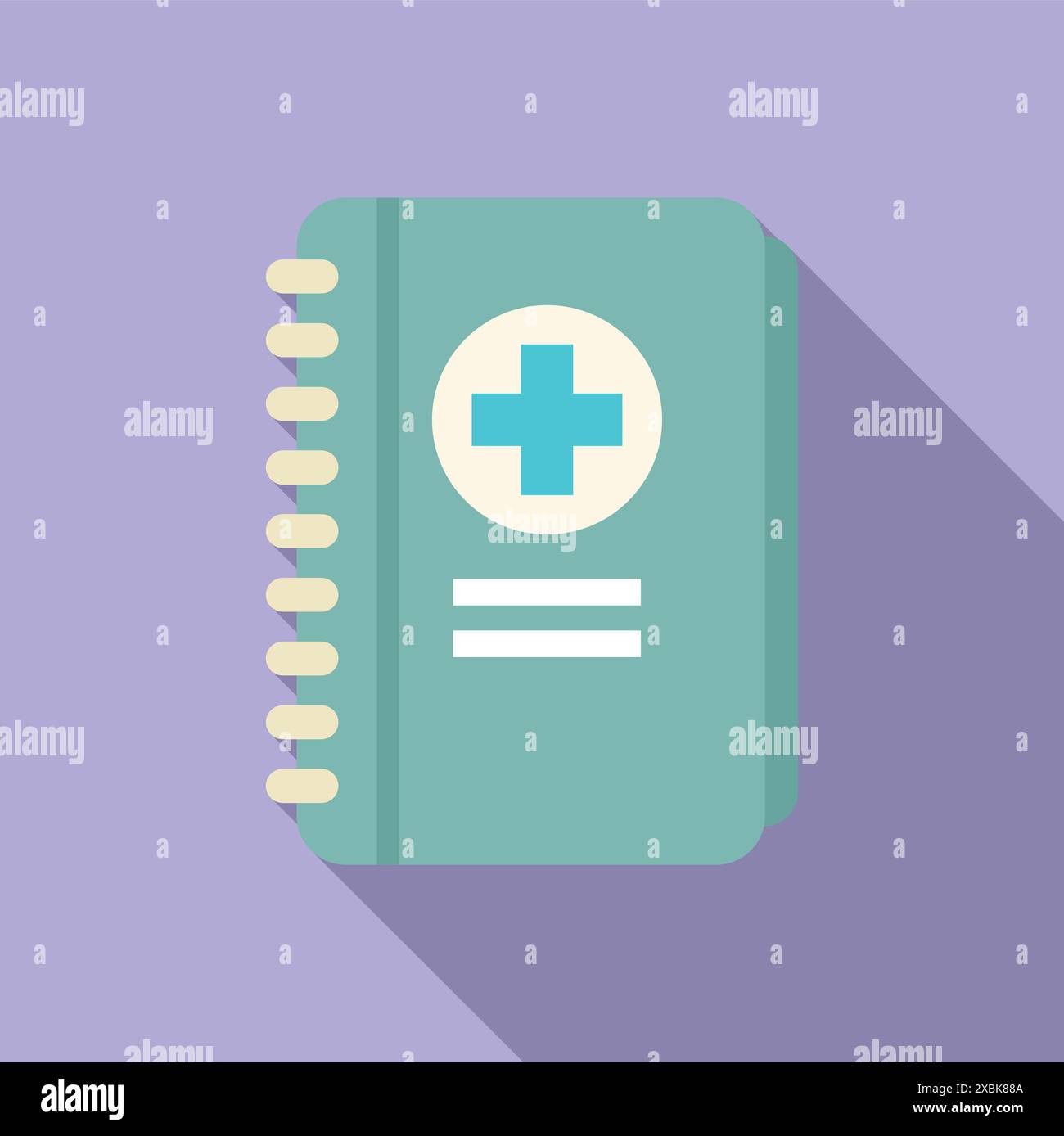 Medical record book containing crucial patient health data for accurate