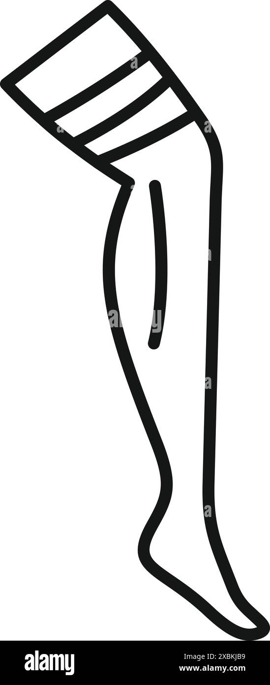 Woman wearing stocking Cut Out Stock Images & Pictures - Alamy