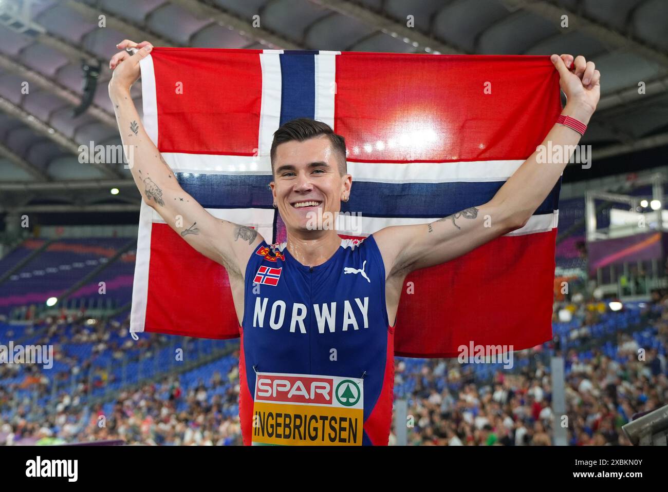 Rome, Italy 20240612. Jakob Asserson Ingebrigtsen 1500 metres, men