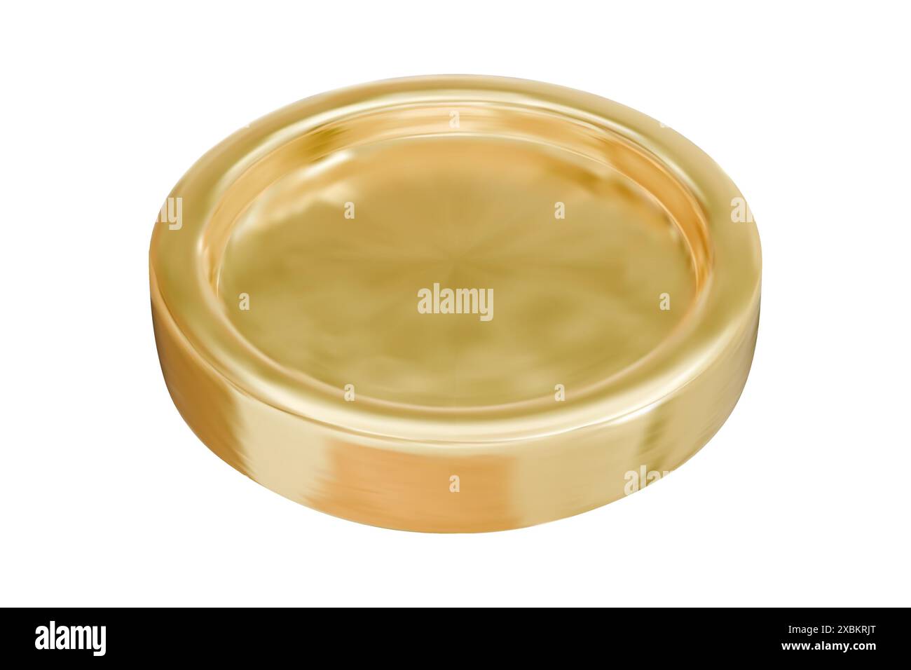 Realistic Golden coin. Isolated gold money Stock Vector Image & Art - Alamy