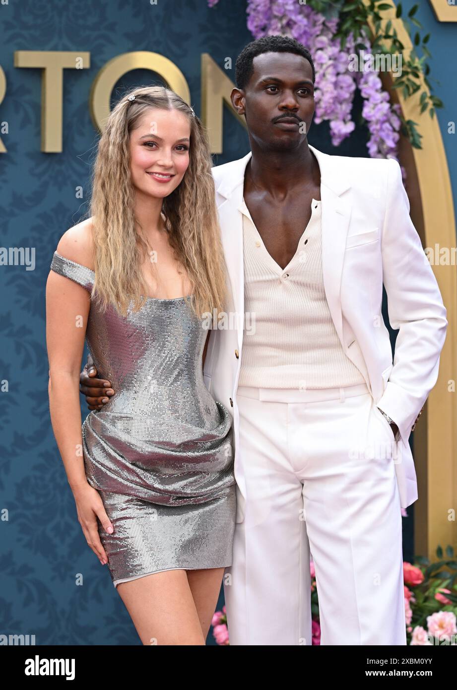 London, UK. June 12th, 2024. Hannah Dodd and Victor Alli arriving at