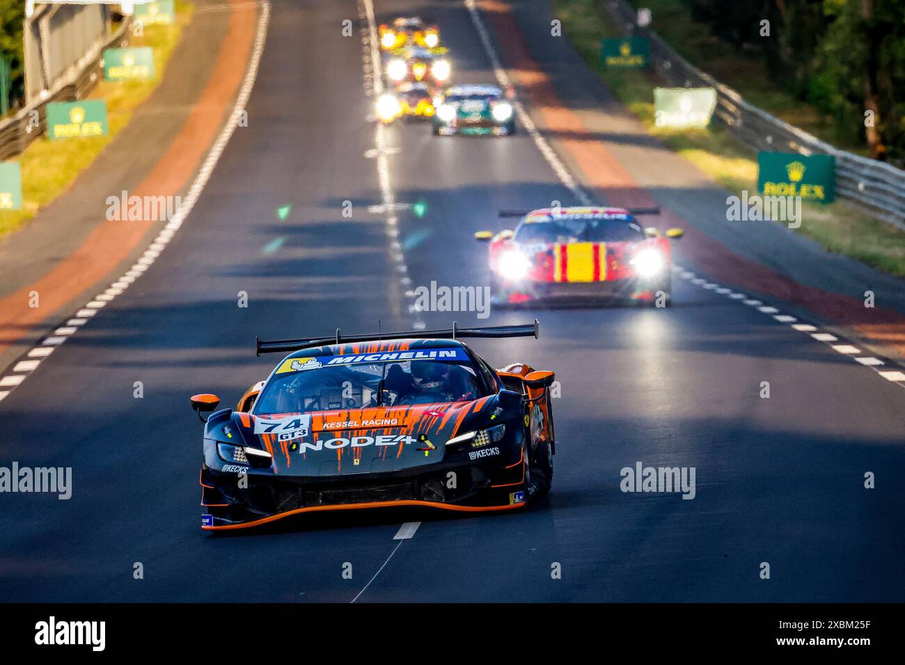 Le Mans, France. 12th June, 2024. 74 GILBERT Andrew (are), RUEDA MATEOS ...