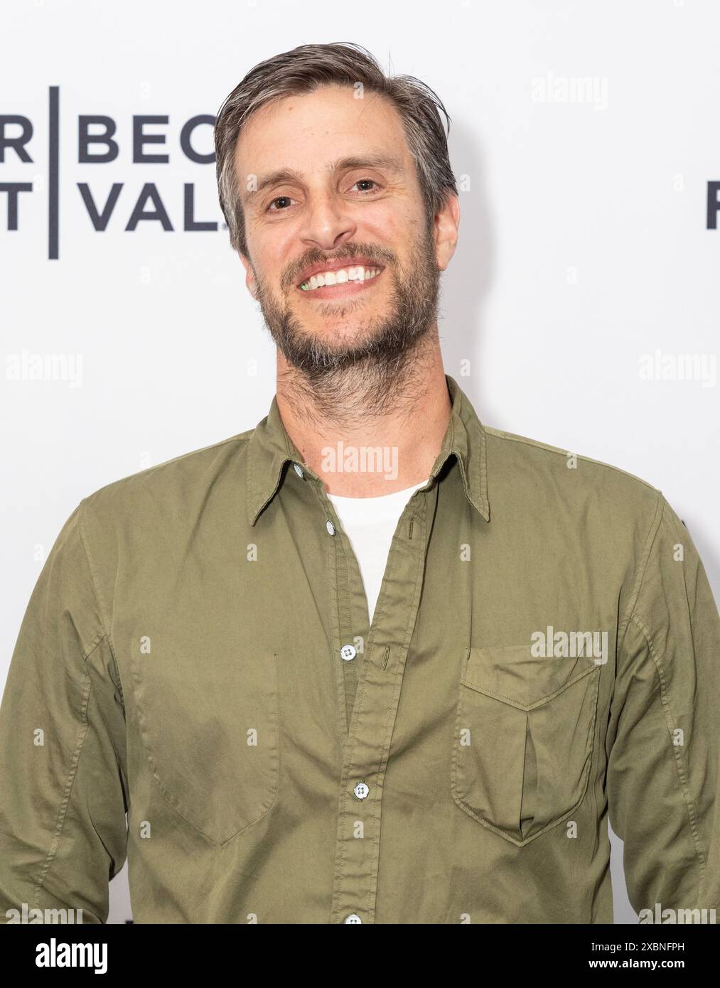 Producer Nick Spicer attends Skywalkers: A Love Story New York premiere at Tribeca Film Festival at Lincoln Square AMC on June 12, 2024 Stock Photo