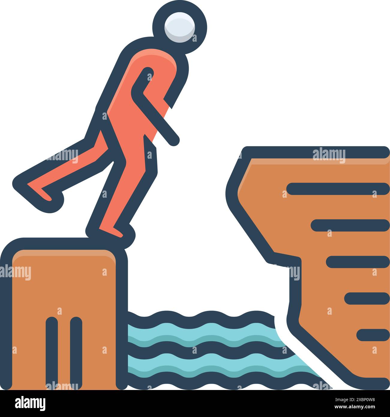Dare silhouette Stock Vector Images - Alamy