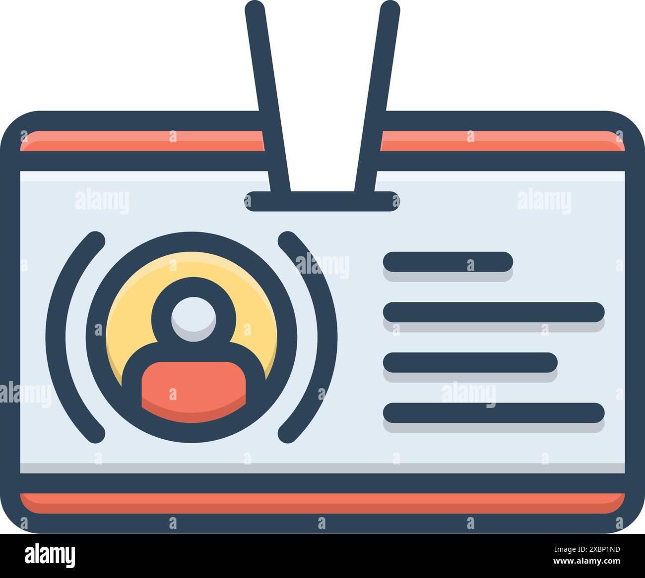Icon for identification,identity Stock Vector Image & Art - Alamy