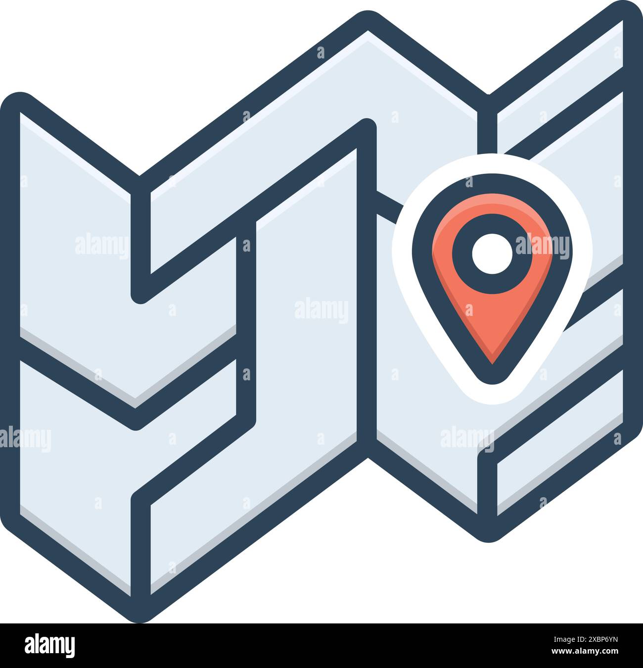 Icon for map,delineation Stock Vector Image & Art - Alamy