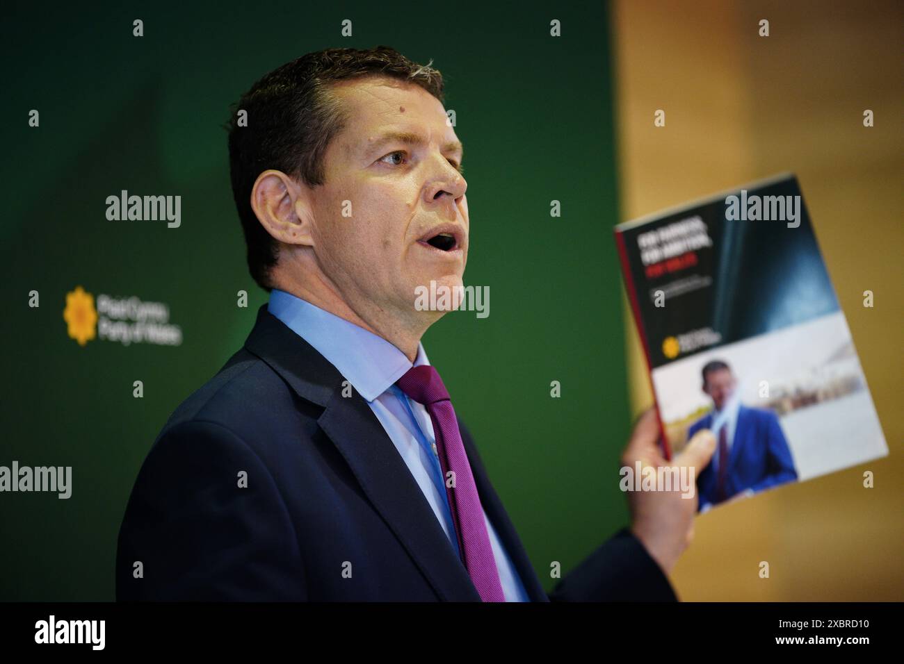 Plaid Cymru leader Rhun ap Iorwerth launches his party's General