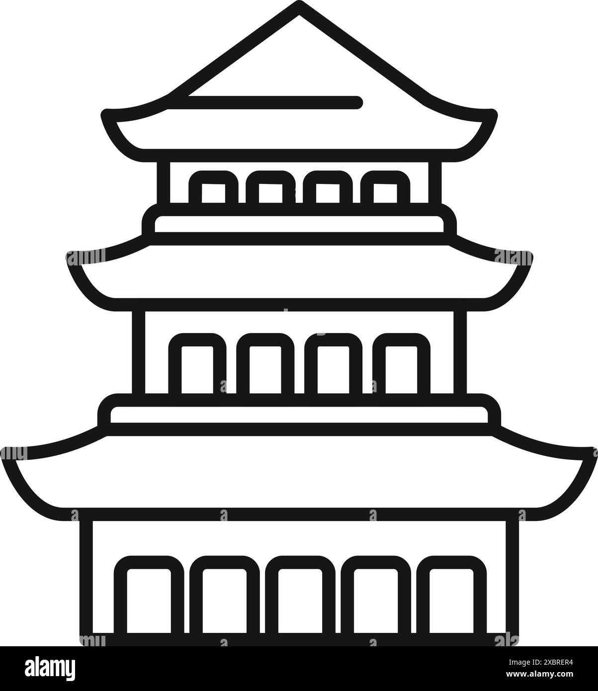 Roof line roofline Stock Vector Images - Alamy