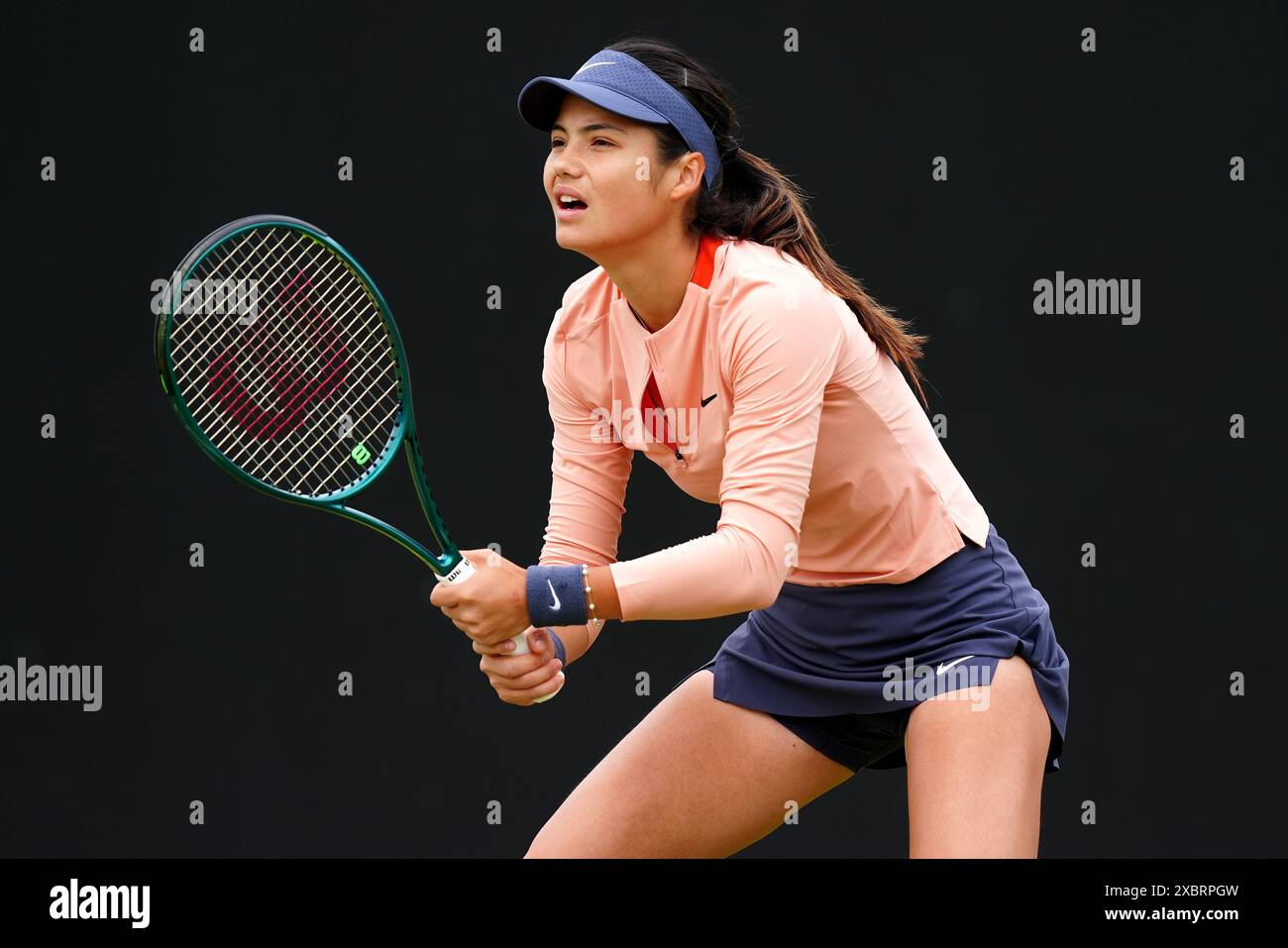 Emma Raducanu In Action Against Daria Snigur On Day Four Of The