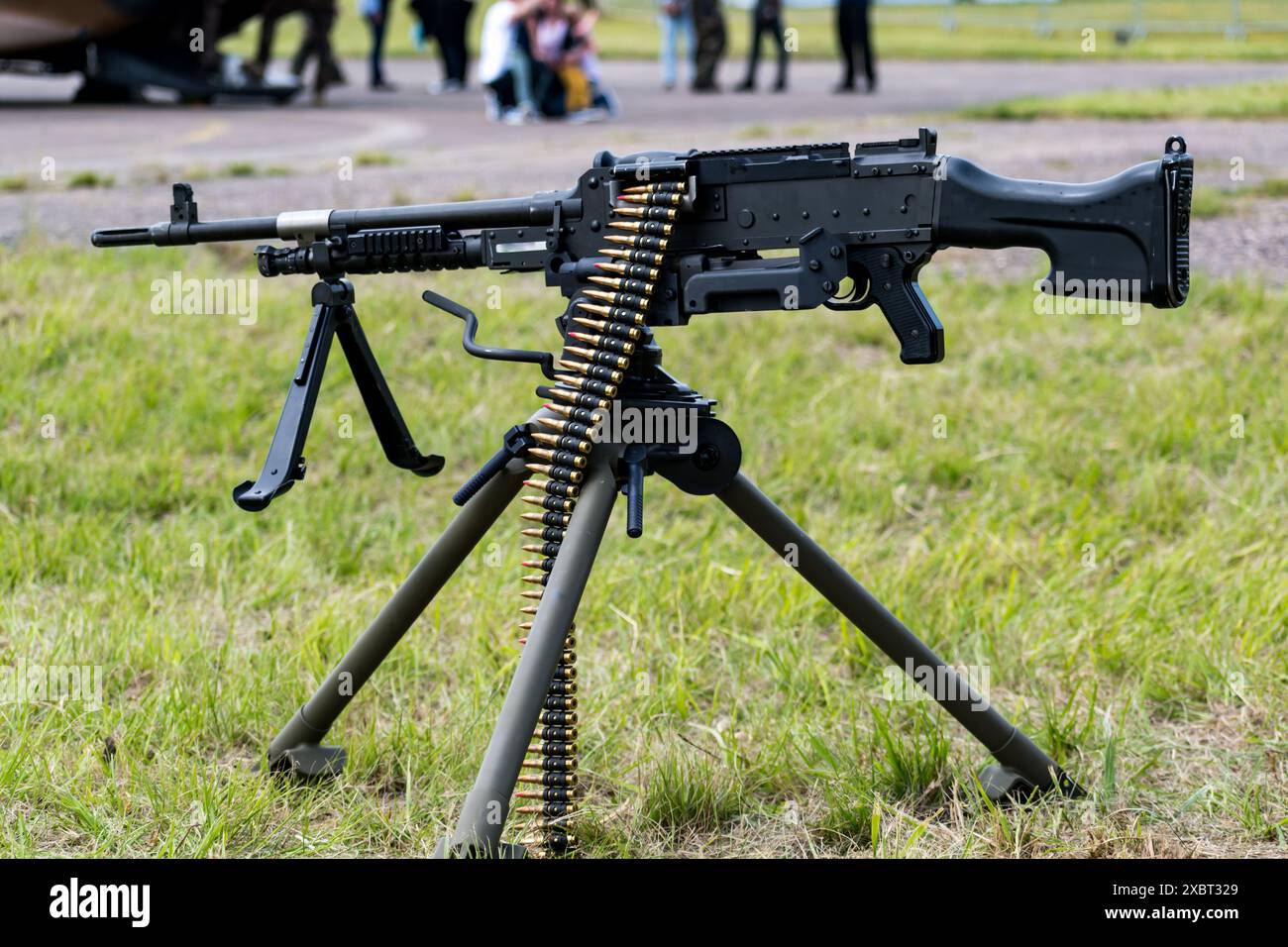 Mag 58 machine gun, french army Stock Photo - Alamy