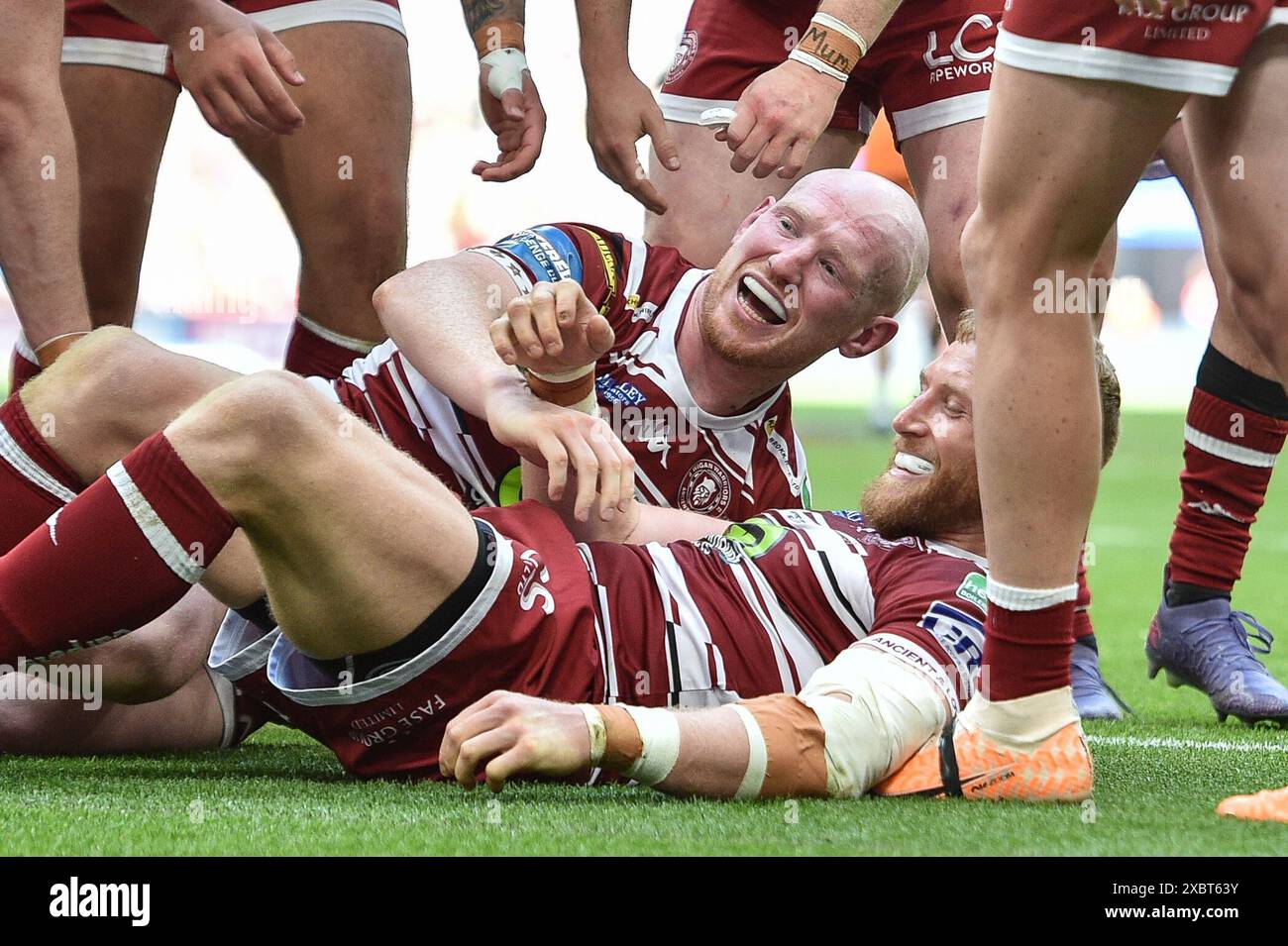 London, England 8th June 2024 Liam Farrell of Wigan Warriors
