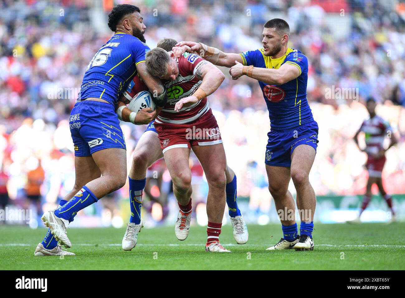 London, England 8th June 2024 Mike Cooper of Wigan Warriors in
