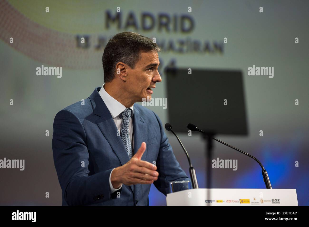 June 13, 2025, Madrid, Madrid, Spain PEDRO SANCHEZ, president of Spain