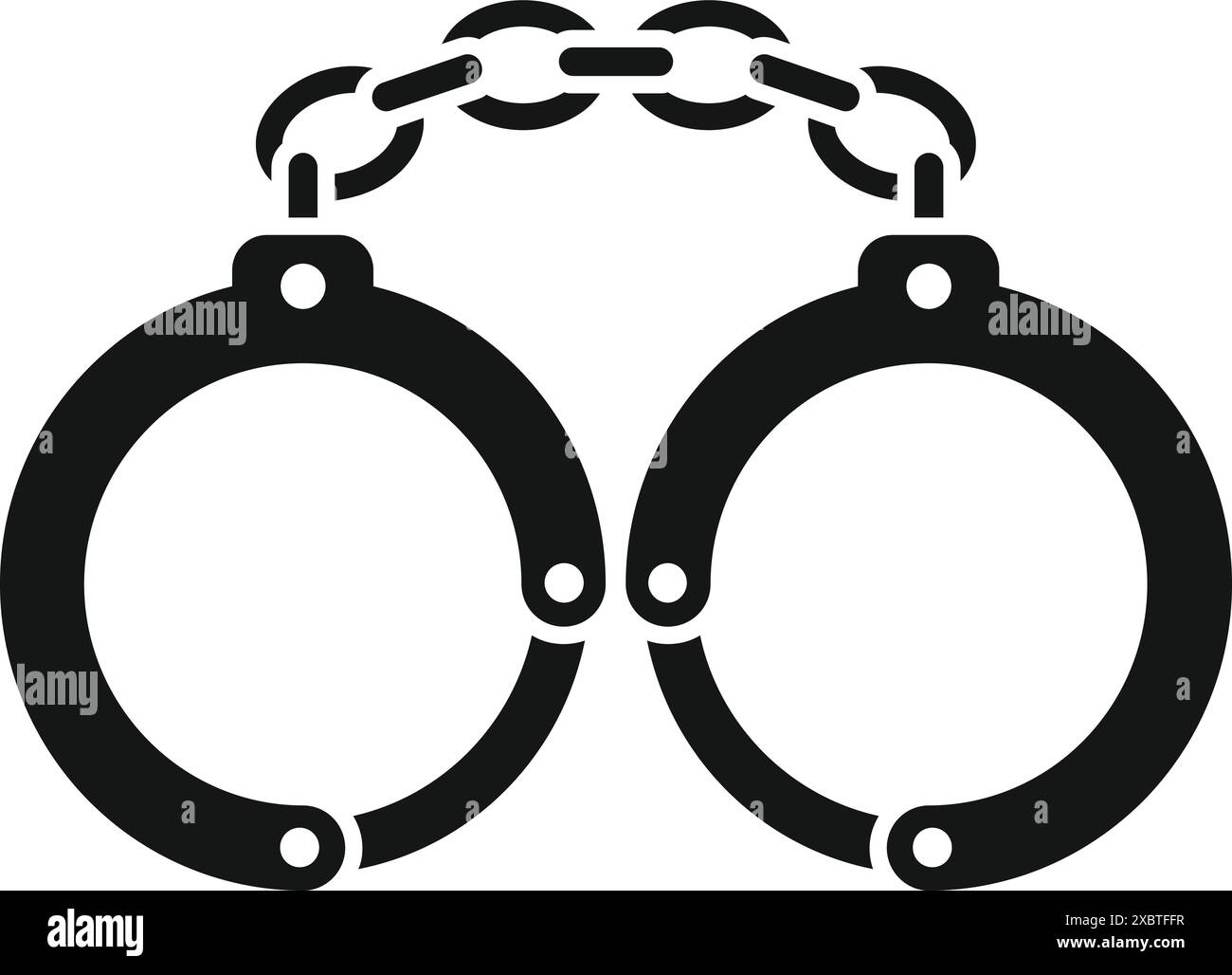 Criminal silhouette in police custody Stock Vector Images - Alamy